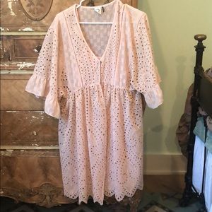 Eyelet Maternity Robe (Anthropologie)
